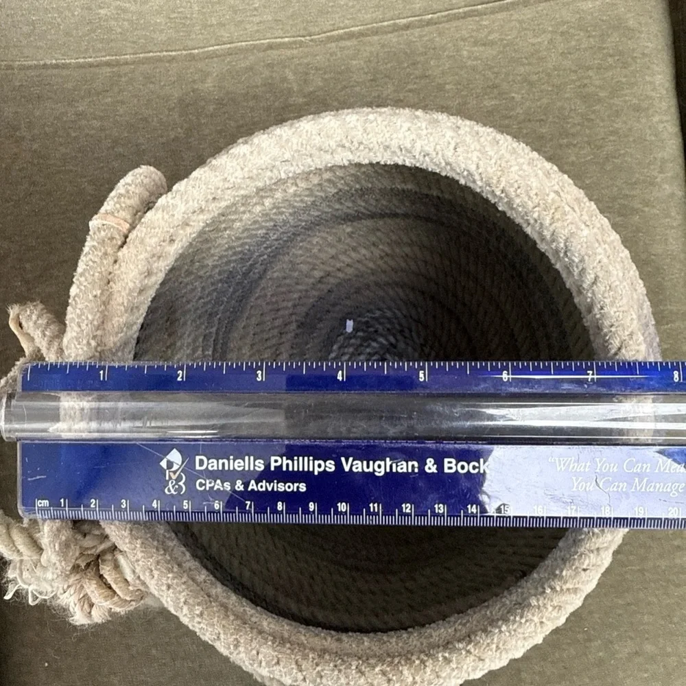 Rodeo Rope Lariat Custom Basket Bowl Excellent condition. - Picture 9 of 10